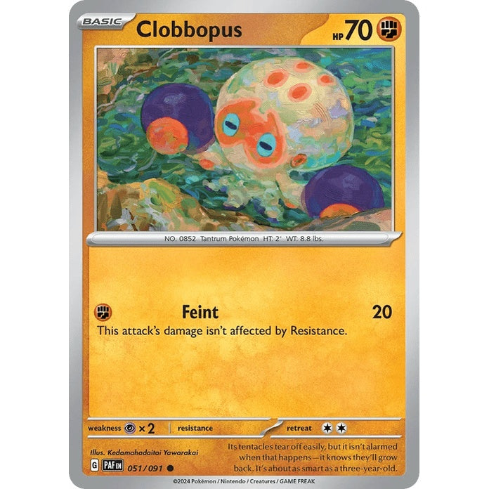 Clobbopus - Paldean Fates (Common) [PAF-51] English / Near Mint / Normal