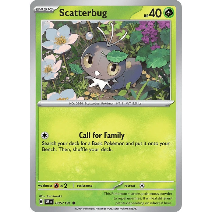 Scatterbug - Surging Sparks (Common) [SSP-5] English / Near Mint / Normal