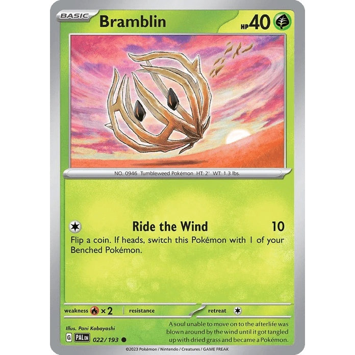 Bramblin - Paldea Evolved (Common) [PAL-22] English / Near Mint / Normal