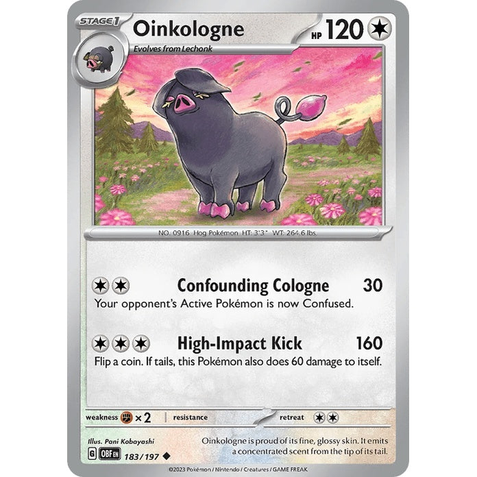 Oinkologne - Obsidian Flames (Uncommon) [OBF-183] English / Near Mint / Normal