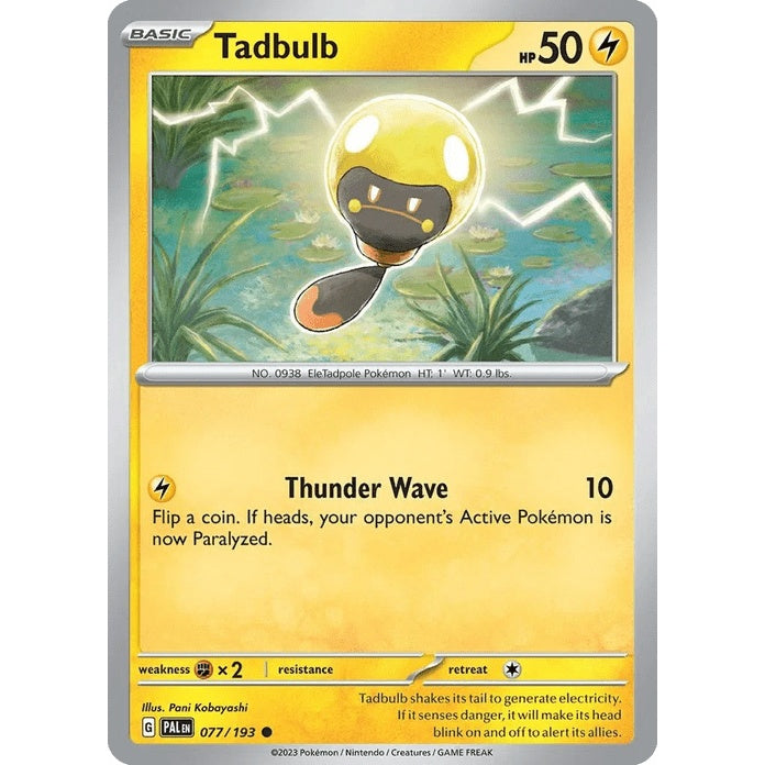 Tadbulb - Paldea Evolved (Common) [PAL-77] English / Near Mint / Normal