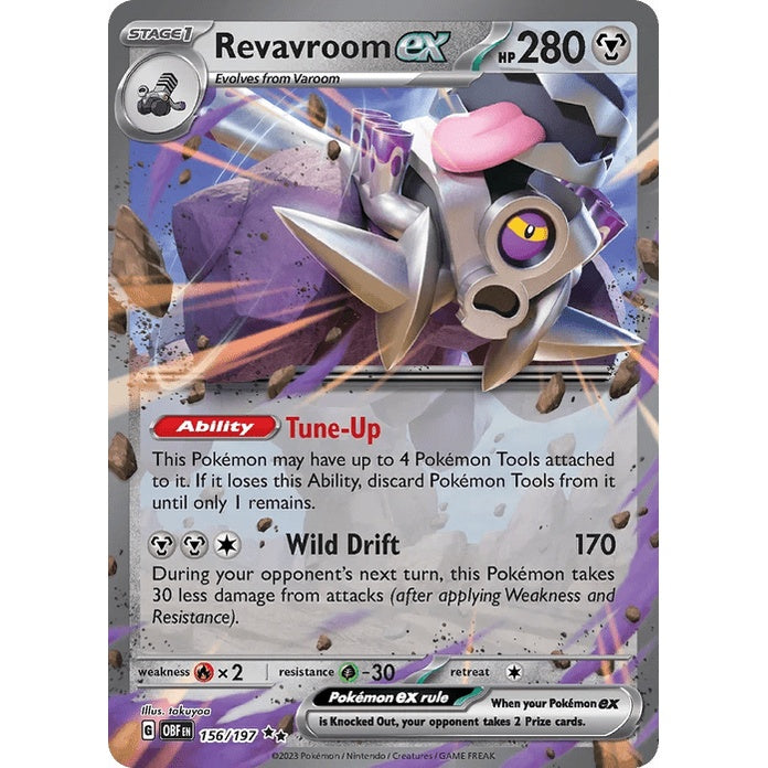 Revavroom ex - Obsidian Flames (Double Rare) [OBF-156] English / Near Mint / Normal