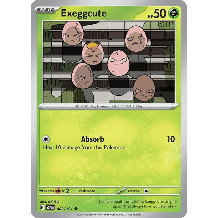 Exeggcute - Surging Sparks (Common) [SSP-2] English / Near Mint / Normal