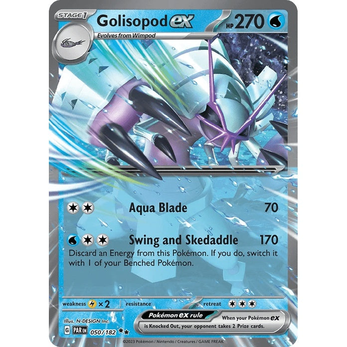 Golisopod ex - Paradox Rift (Double Rare) [PAR-50] English / Near Mint / Normal