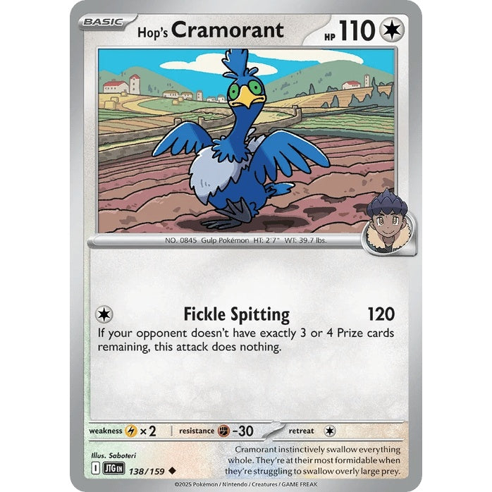 Hop's Cramorant - Journey Together (Uncommon) [JTG-138] English / Near Mint / Normal