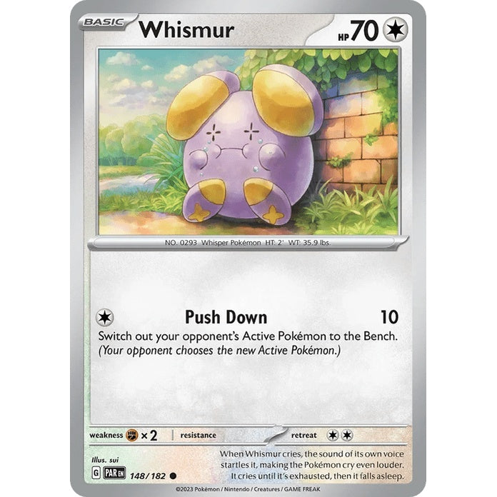 Whismur - Paradox Rift (Common) [PAR-148] English / Near Mint / Normal