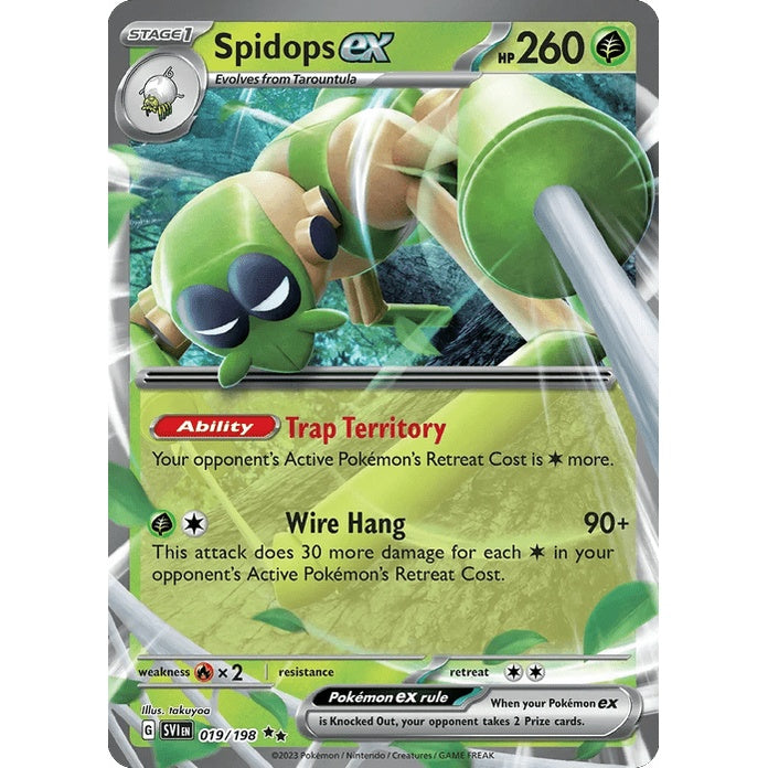 Spidops ex - Scarlet & Violet (Double Rare) [SVI-19] English / Near Mint / Normal