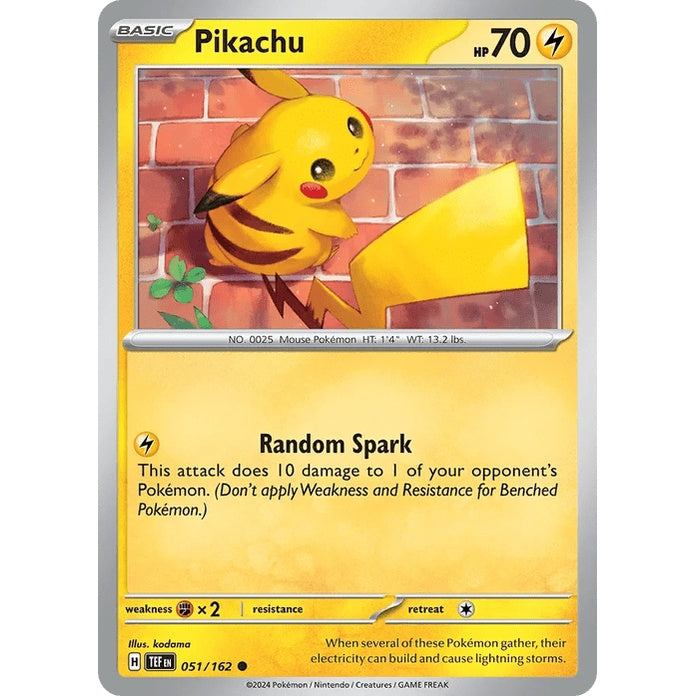 Pikachu - Temporal Forces (Common) [TEF-51] English / Near Mint / Normal