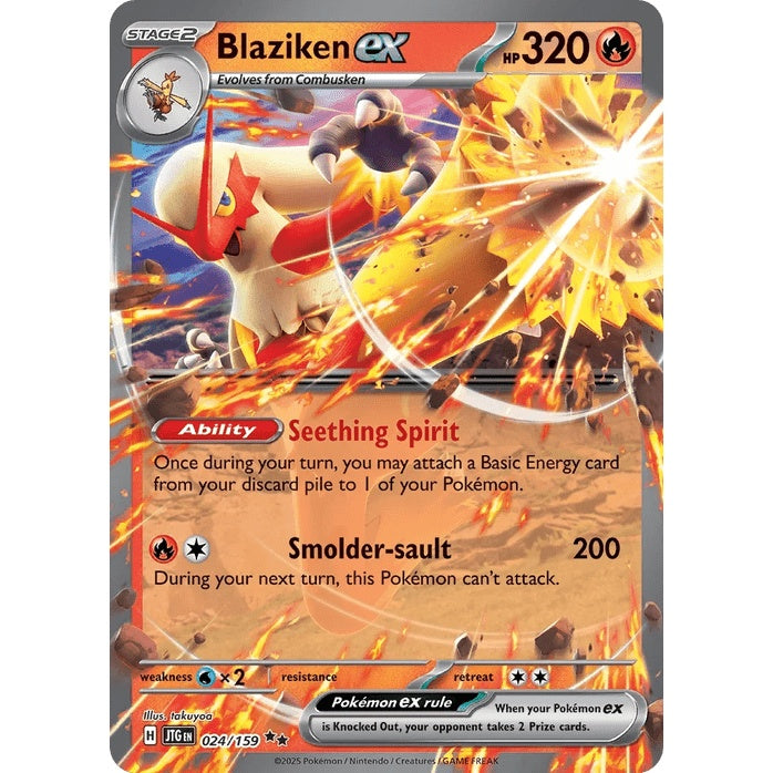 Blaziken ex - Journey Together (Double Rare) [JTG-24] English / Near Mint / Normal