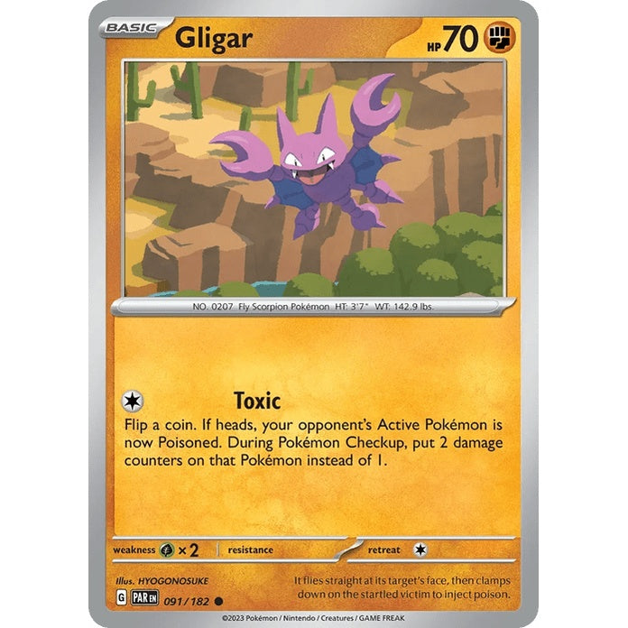 Gligar - Paradox Rift (Common) [PAR-91] English / Near Mint / Normal