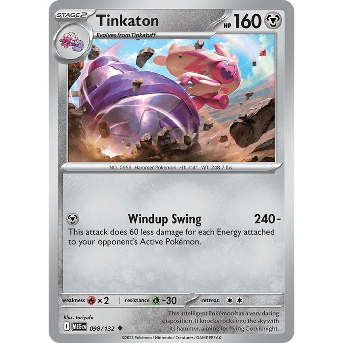 Tinkaton - Mega Evolution (Uncommon) [MEG-98] English / Near Mint / Normal