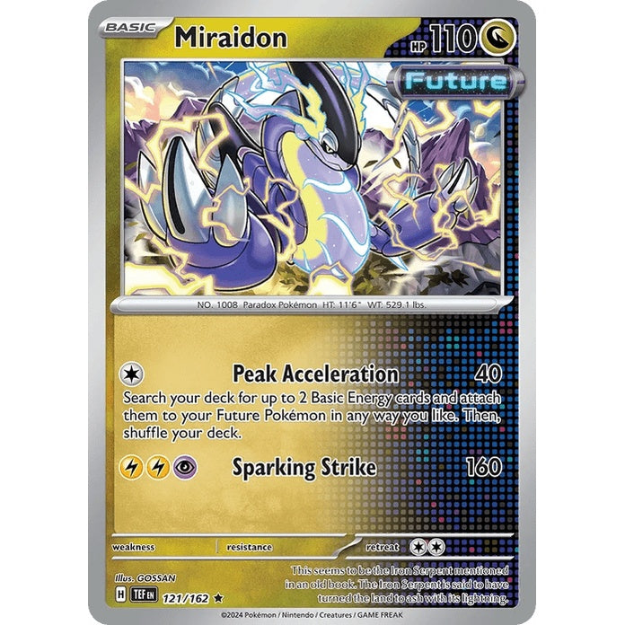 Miraidon - Temporal Forces (Rare) [TEF-121] English / Near Mint / Normal