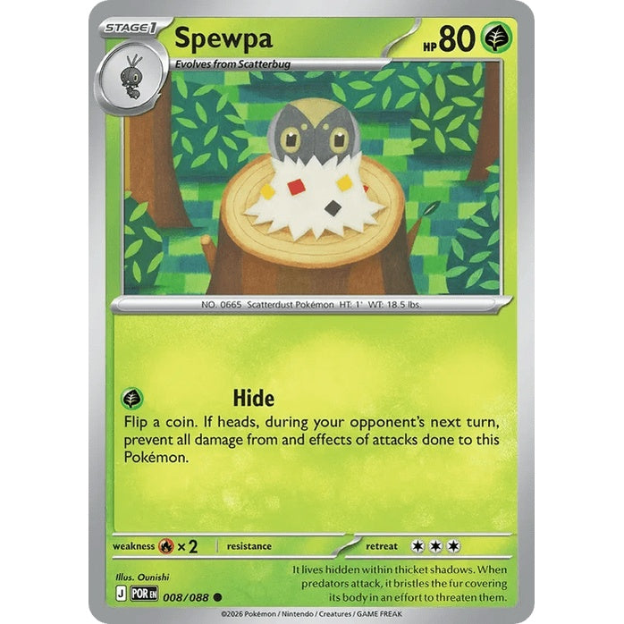 Spewpa - Perfect Order (Common) [POR-8] English / Near Mint / Normal