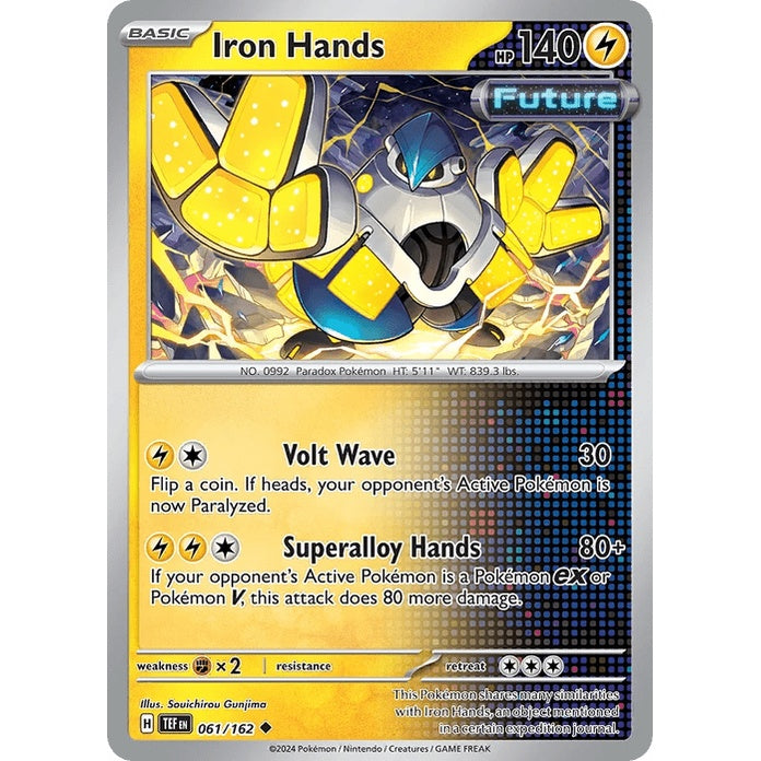 Iron Hands - Temporal Forces (Uncommon) [TEF-61] English / Near Mint / Normal