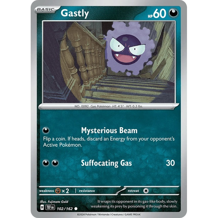Gastly - Temporal Forces (Common) [TEF-102] English / Near Mint / Normal