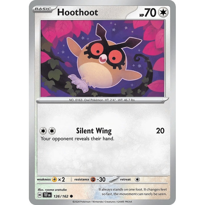 Hoothoot - Temporal Forces (Common) [TEF-126] English / Near Mint / Normal