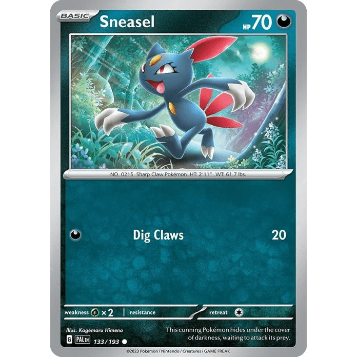 Sneasel - Paldea Evolved (Common) [PAL-133] English / Near Mint / Normal