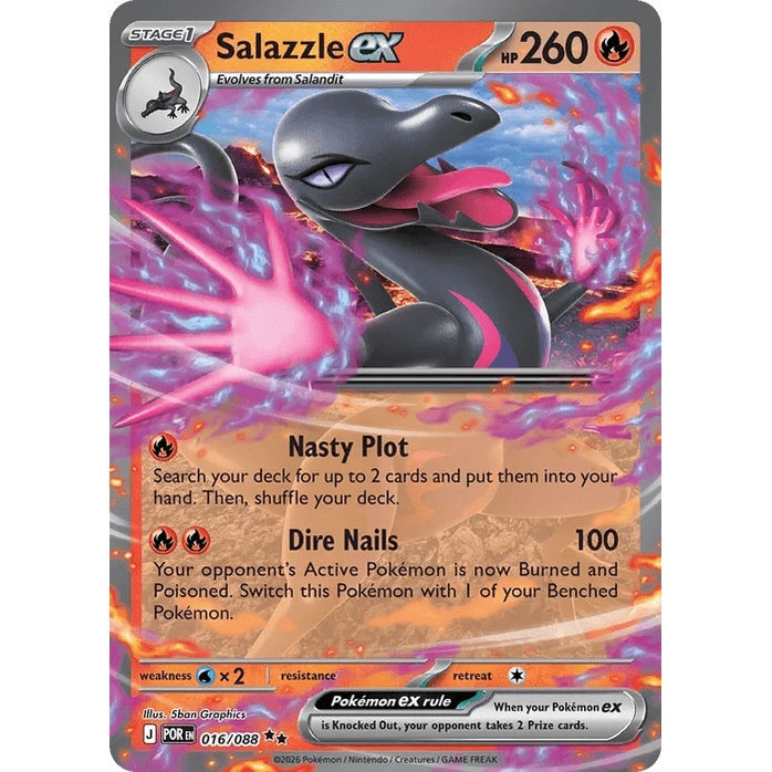 Salazzle ex - Perfect Order (Double Rare) [POR-16] English / Near Mint / Normal