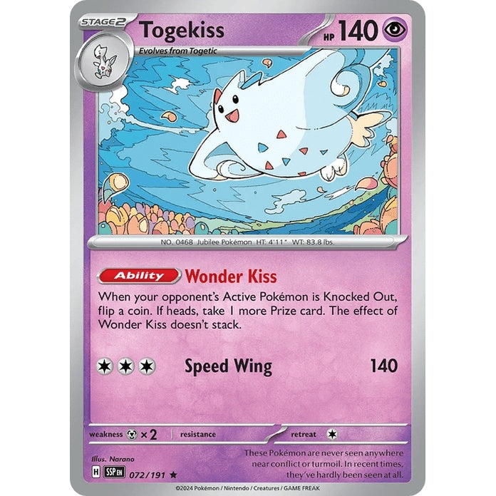 Togekiss - Surging Sparks (Rare) [SSP-72] English / Near Mint / Normal