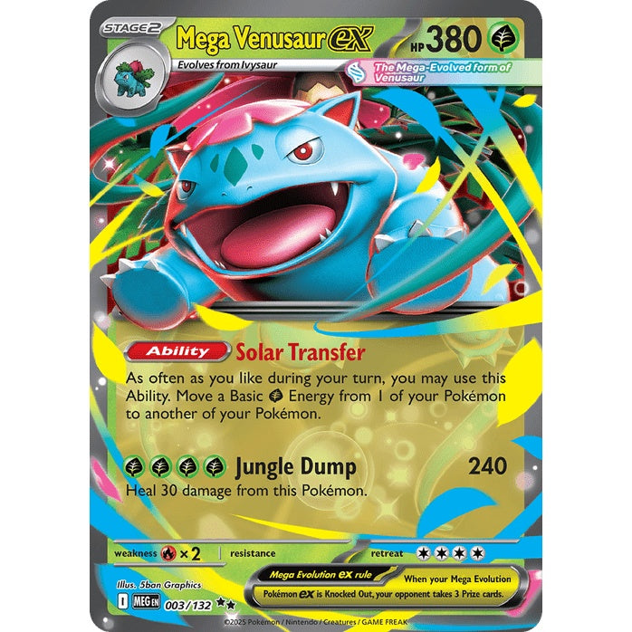 Mega Venusaur ex - Mega Evolution (Double Rare) [MEG-3] English / Near Mint / Normal
