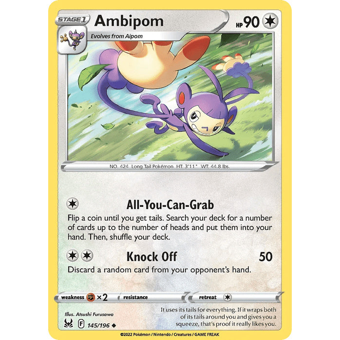 Ambipom - Lost Origin (Uncommon) [LOR-145] English / Near Mint / Normal