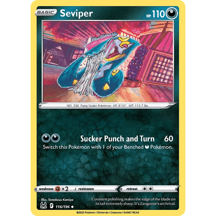 Seviper - Lost Origin (Uncommon) [LOR-116] English / Near Mint / Normal