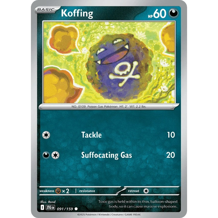 Koffing - Journey Together (Common) [JTG-91] English / Near Mint / Normal