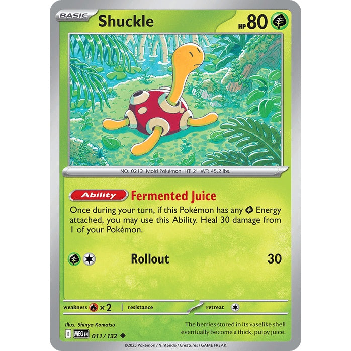 Shuckle - Mega Evolution (Uncommon) [MEG-11] English / Near Mint / Normal