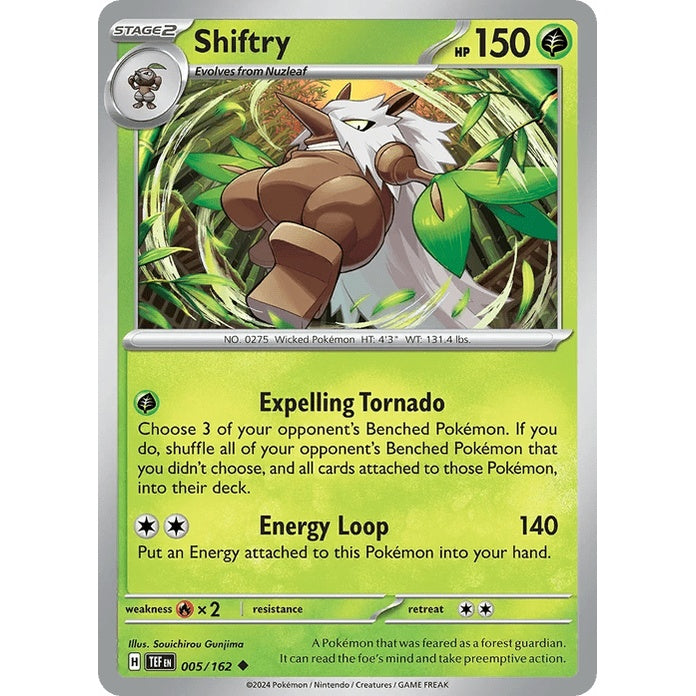 Shiftry - Temporal Forces (Uncommon) [TEF-5] English / Near Mint / Normal