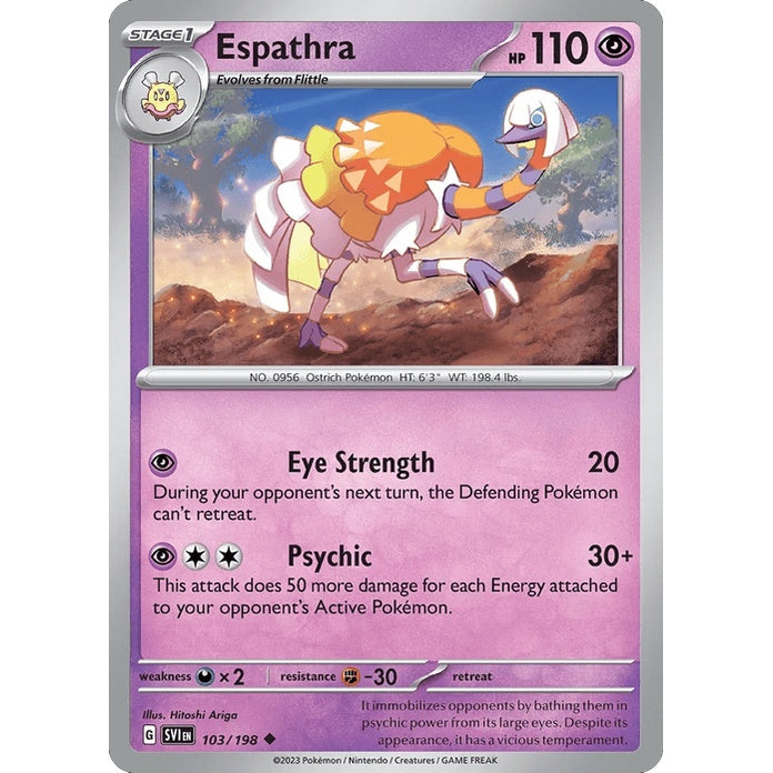 Espathra - Scarlet & Violet (Uncommon) [SVI-103] English / Near Mint / Normal