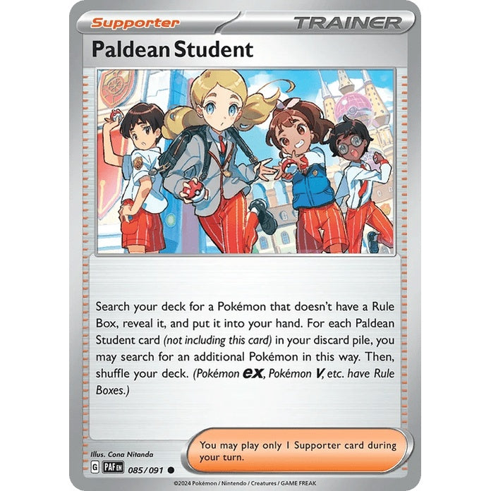 Paldean Student - Paldean Fates (Common) [PAF-85] English / Near Mint / Normal