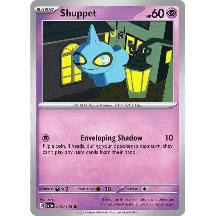 Shuppet - Scarlet & Violet (Common) [SVI-87] English / Near Mint / Normal