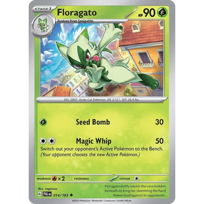Floragato - Paldea Evolved (Uncommon) [PAL-14] English / Near Mint / Normal