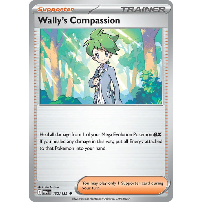 Wally's Compassion - Mega Evolution (Uncommon) [MEG-132] English / Near Mint / Normal