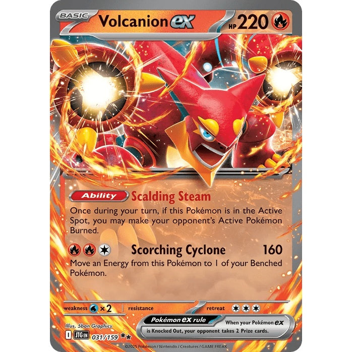 Volcanion ex - Journey Together (Double Rare) [JTG-31] English / Near Mint / Normal