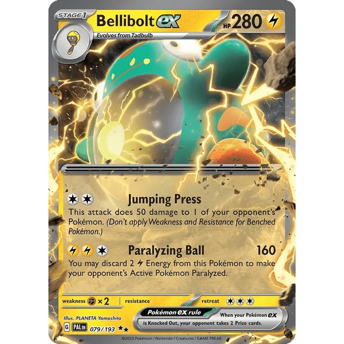 Bellibolt ex - Paldea Evolved (Double Rare) [PAL-79] English / Near Mint / Normal
