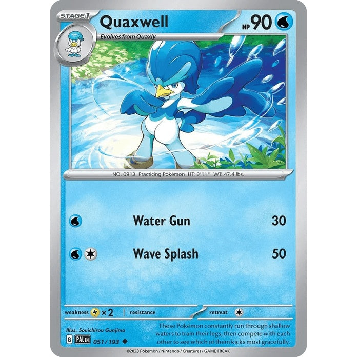 Quaxwell - Paldea Evolved (Uncommon) [PAL-51] English / Near Mint / Normal