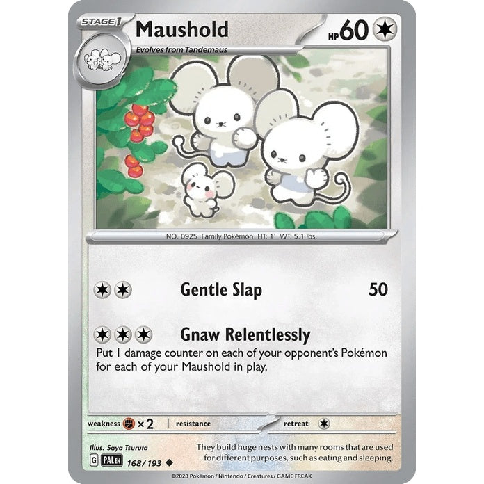 Maushold - Paldea Evolved (Uncommon) [PAL-168] English / Near Mint / Normal