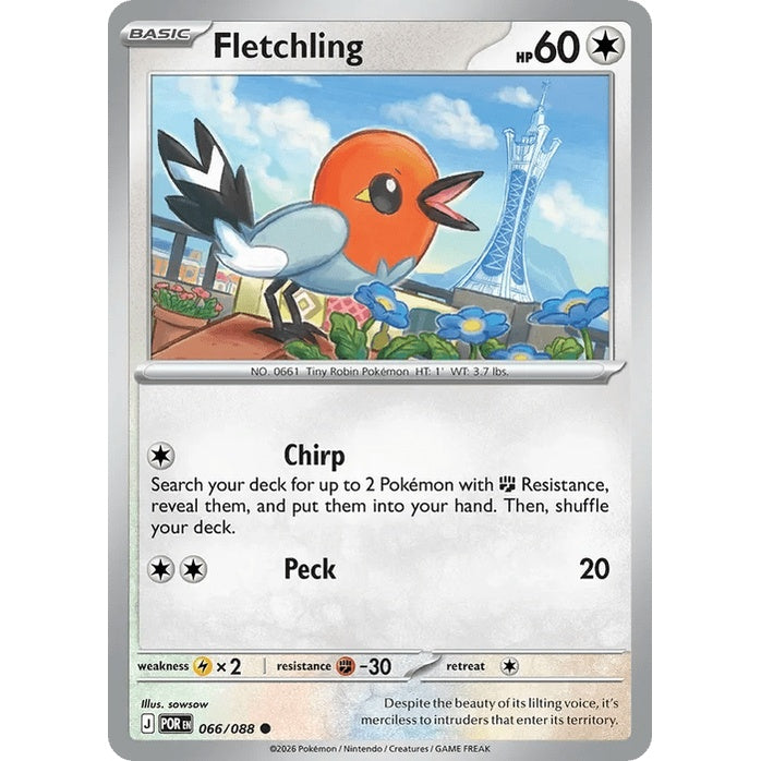 Fletchling - Perfect Order (Common) [POR-66] English / Near Mint / Normal