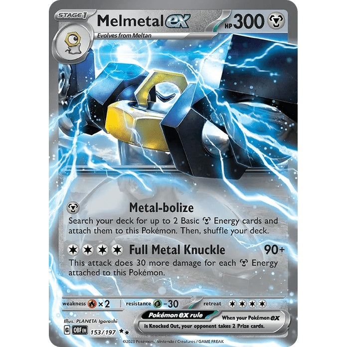 Melmetal ex - Obsidian Flames (Double Rare) [OBF-153] English / Near Mint / Normal