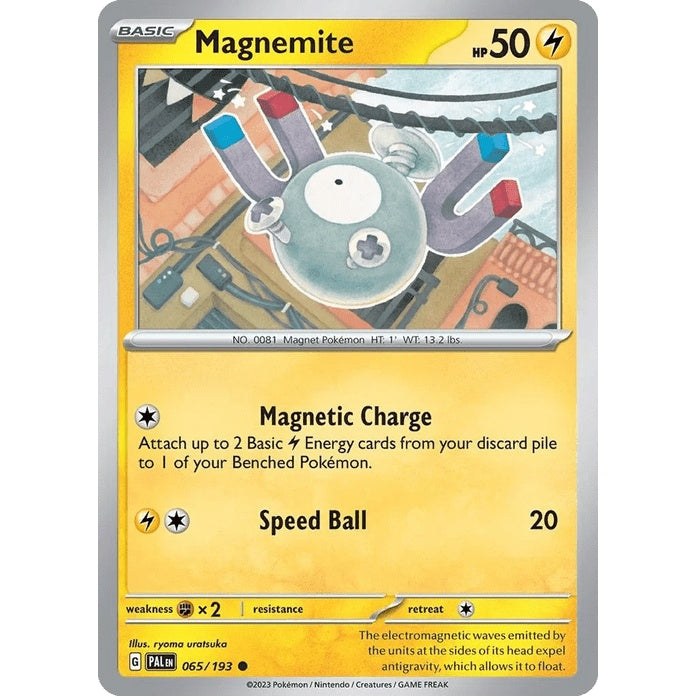 Magnemite - Paldea Evolved (Common) [PAL-65] English / Near Mint / Normal