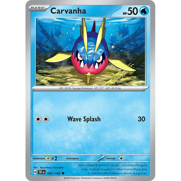 Carvanha - Temporal Forces (Common) [TEF-42] English / Near Mint / Normal