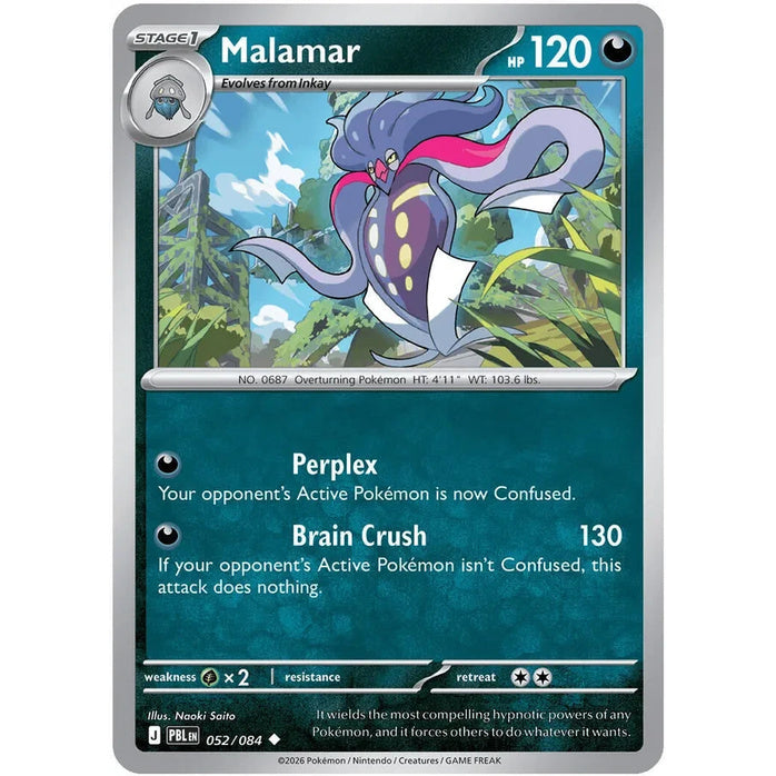 Malamar - Pitch Black (Uncommon) [PBL-52] English / Near Mint / Normal