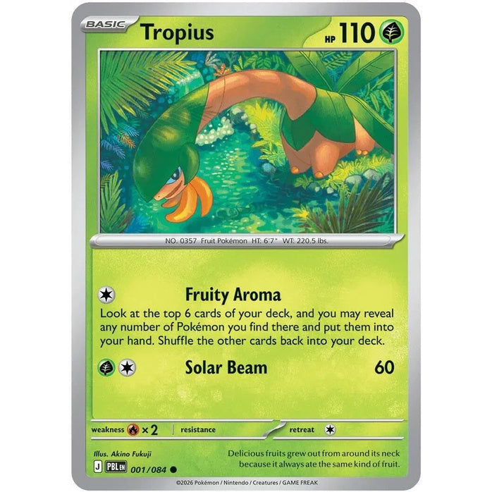 Tropius - Pitch Black (Common) [PBL-1] English / Near Mint / Normal