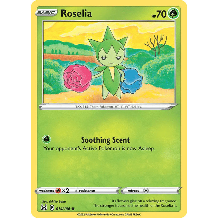 Roselia - Lost Origin (Common) [LOR-14] English / Near Mint / Normal