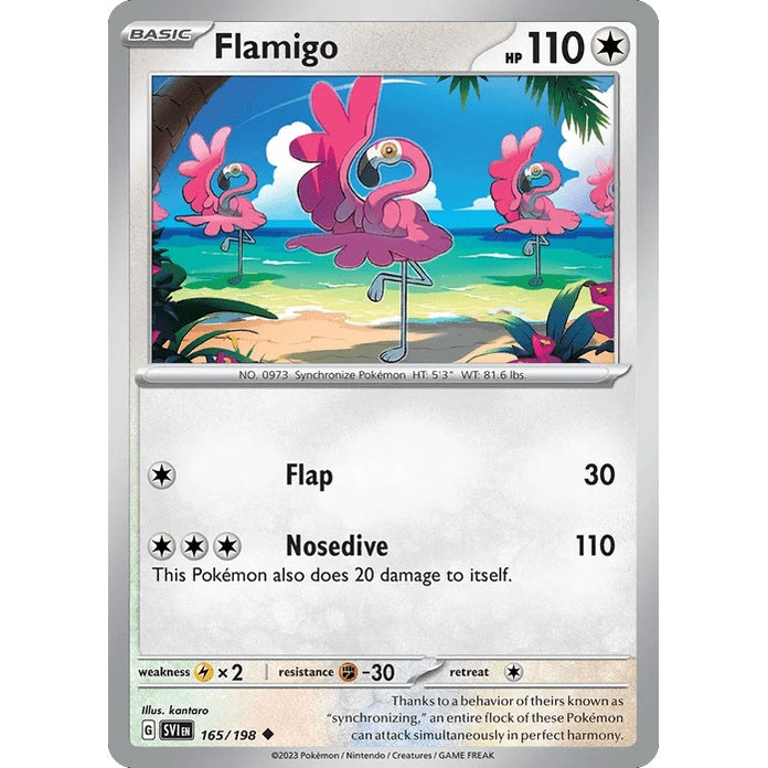 Flamigo - Scarlet & Violet (Uncommon) [SVI-165] English / Near Mint / Normal