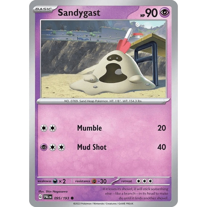 Sandygast - Paldea Evolved (Common) [PAL-95] English / Near Mint / Normal