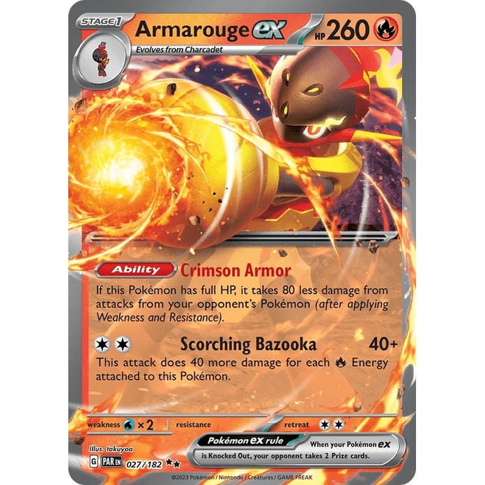 Armarouge ex - Paradox Rift (Double Rare) [PAR-27] English / Near Mint / Normal