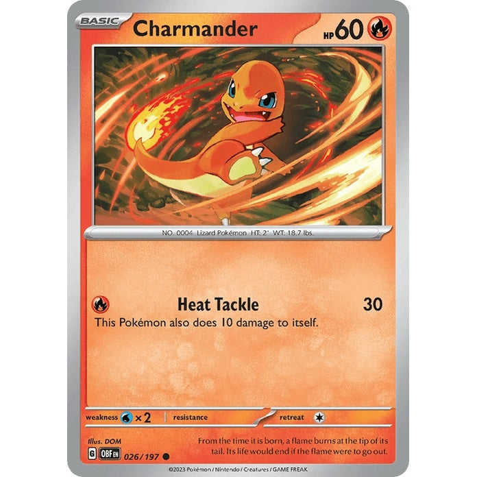 Charmander - Obsidian Flames (Common) [OBF-26] English / Near Mint / Normal