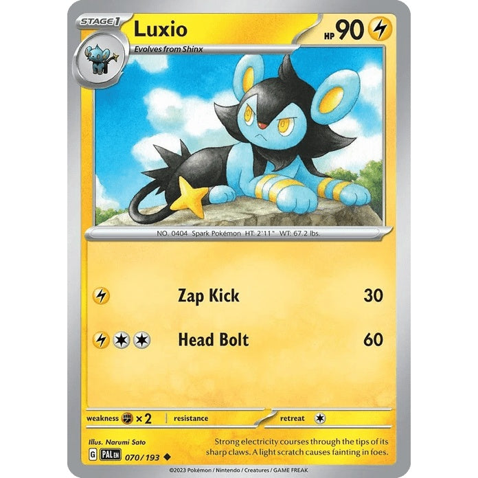 Luxio - Paldea Evolved (Uncommon) [PAL-70] English / Near Mint / Normal